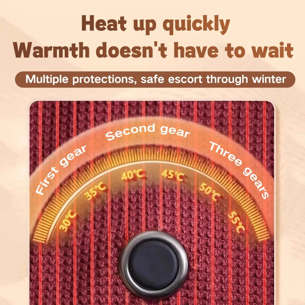 Portable Heated Shawl Wearable Electric Heating Wrap