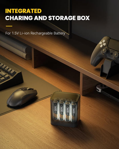 Almost Gone- Charging Compartment - Rechargeable Aa/Aaa Lithium Battery