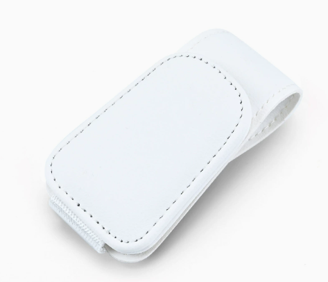 Magnetic Sun Visor Organizer Leather Sunglasses, Card & Ticket Holder