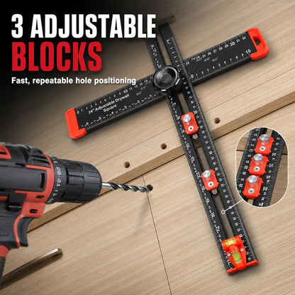 4-in-1 Scriber Marking Line Ruler