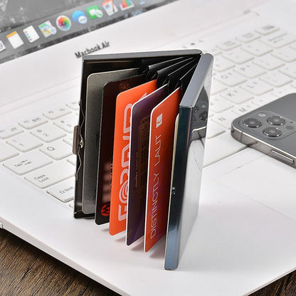 Stainless Steel RFID-Blocking Card Holder