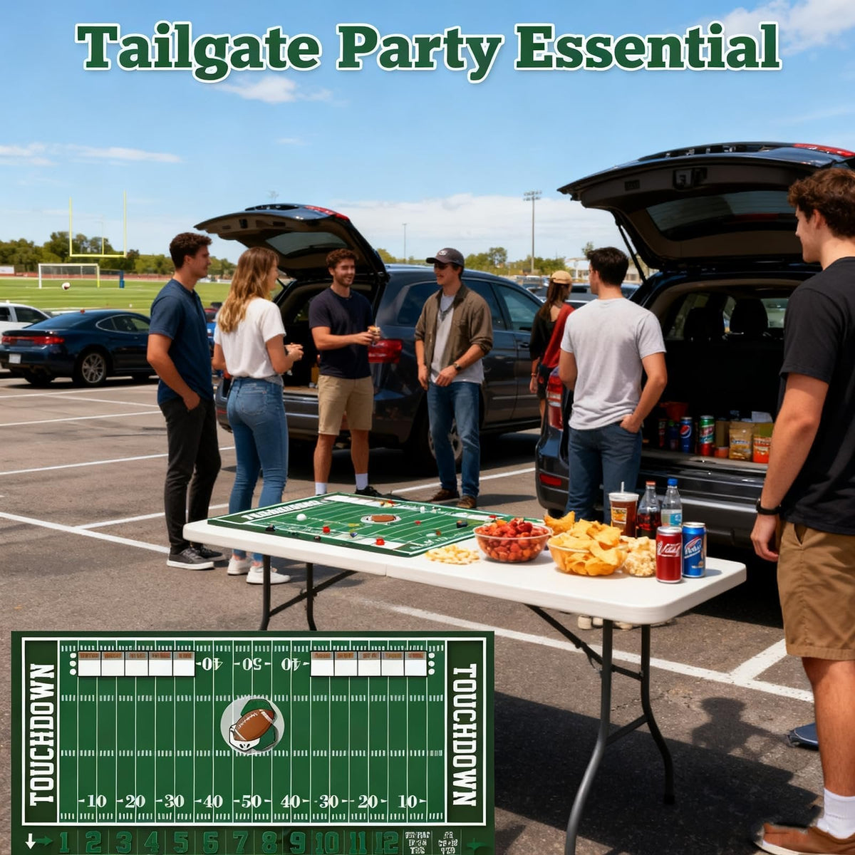 Football Game Board Roll, Score & Win!