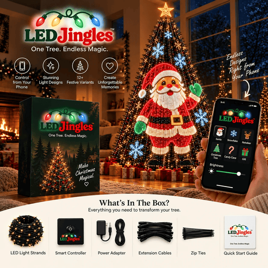 Led Jingles Animated Christmas Tree Lights