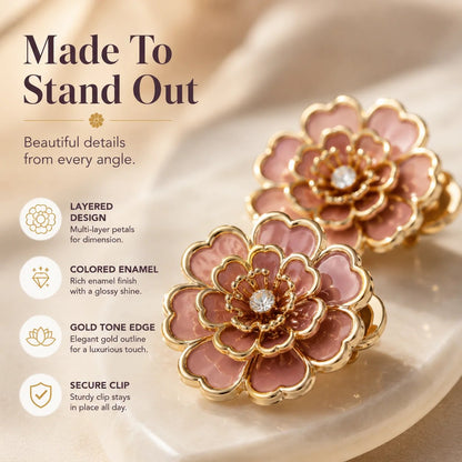 Flower Button Covers Instant No-Sew Shirt & Blouse Upgrade