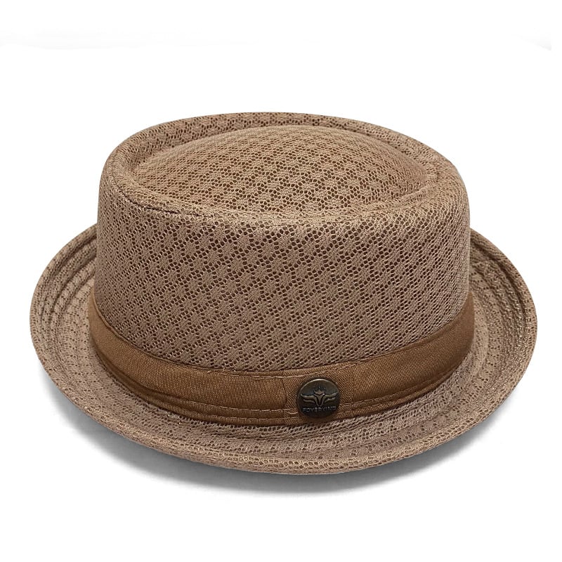 Summer Mesh Pork Pie Hat