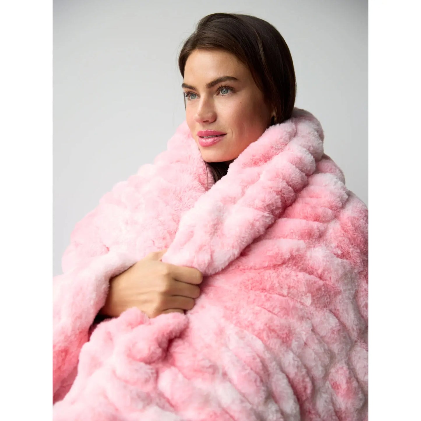 Oversized Plush Throw Blanket