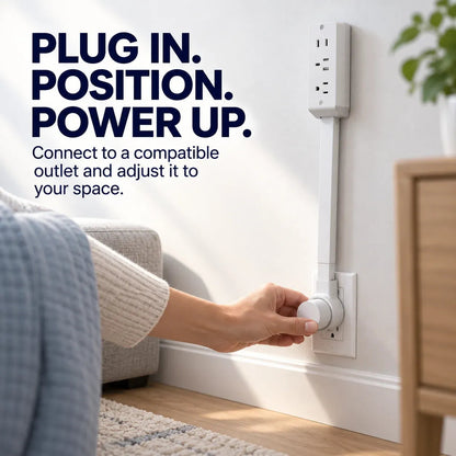Rotating Wall Outlet Extender Bring Hidden Outlets Within Easy Reach