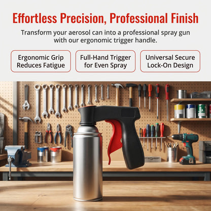Universal Ergonomic Spray Gun Handle for Car Refinishing & DIY Painting