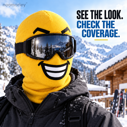 Funny Face Ski Mask Full-Cover Winter Balaclava