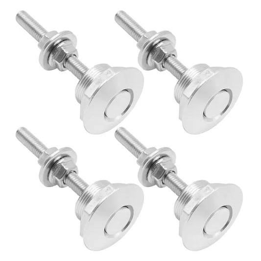 4-Pack Heavy-Duty Aluminum Quick-Release Latches Secure Locking & Instant Access