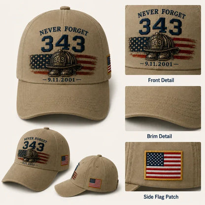 Never Forget 343 Memorial Cap
