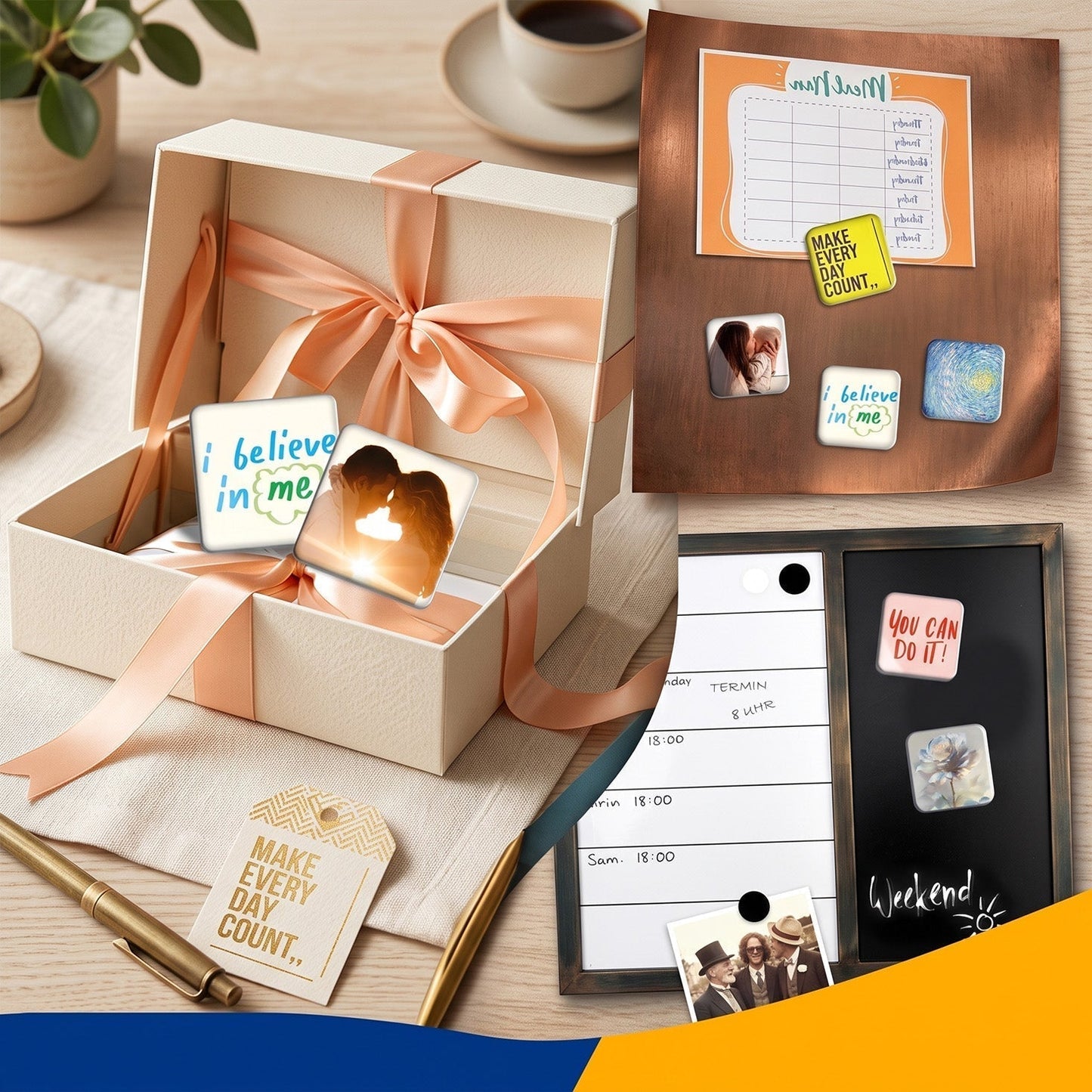 Magnetic Fridge Photo Frames