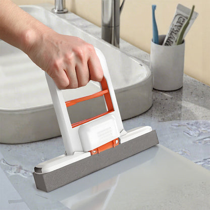 Foldable Mini Mop No-Mess Squeeze, Wipes Any Surface