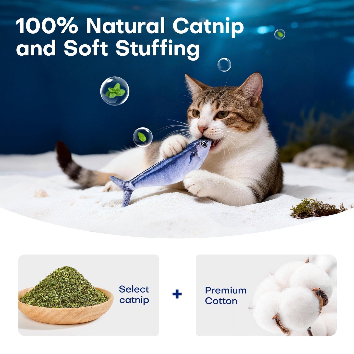 Realistic Flopping Fish Cat Toys