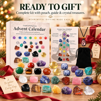 Crystal Advent Calendar - 24 Days Gemstone Gift Box