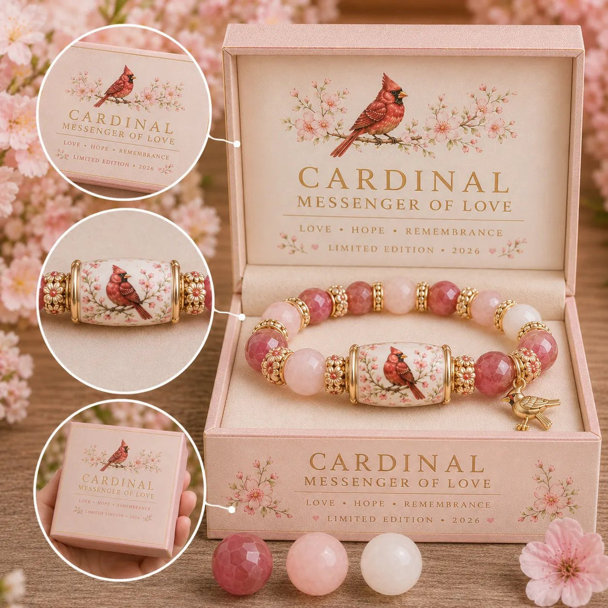 Love, Remembrance & Cardinal Blessings | 2026 Limited Edition Bracelet