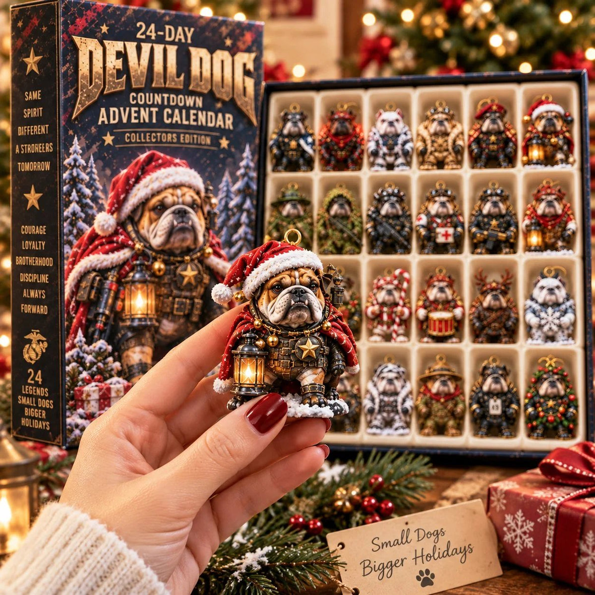 Devil Dog 24-Day Christmas Countdown Advent Calendar