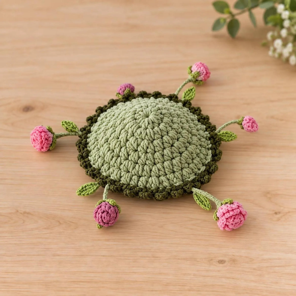 Handmade Floral Coaster