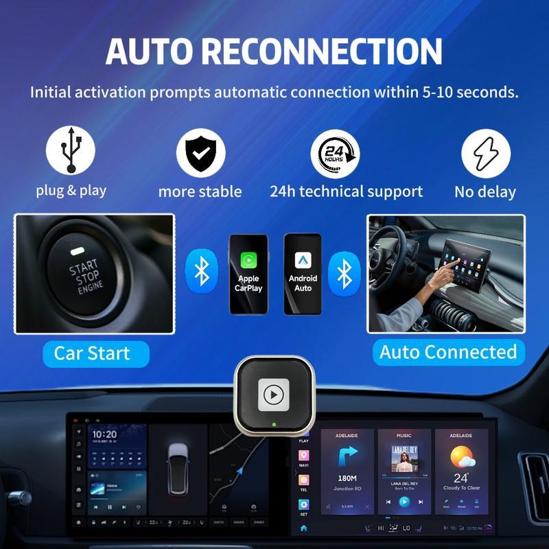 Mini Wireless CarPlay/Android Auto Adapter