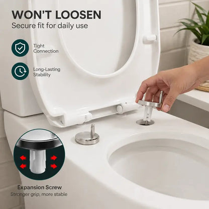 Universal Toilet Seat Expansion Bolts | Stop Wobbly Loose Toilet Seats