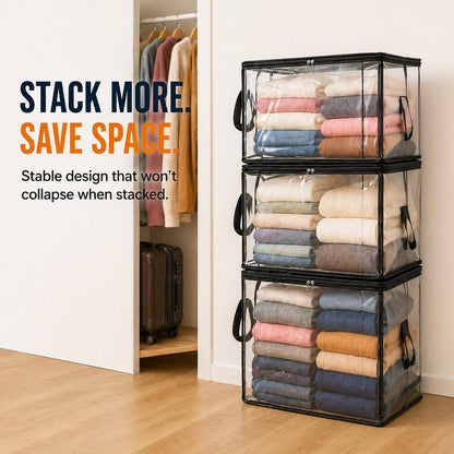Heavy-Duty Flip-Top Storage Boxes