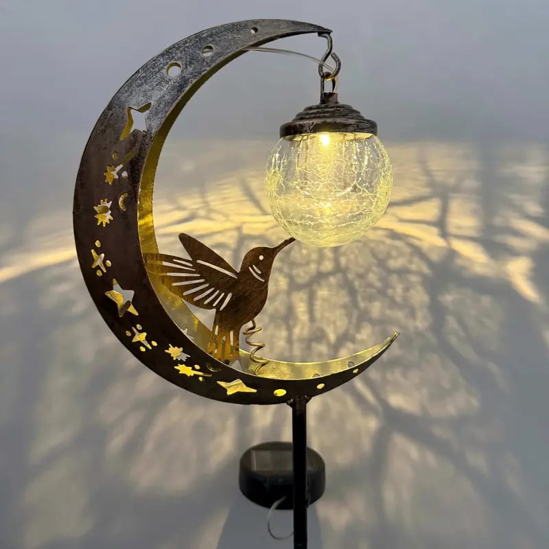 Hummingbird Moon Solar Light