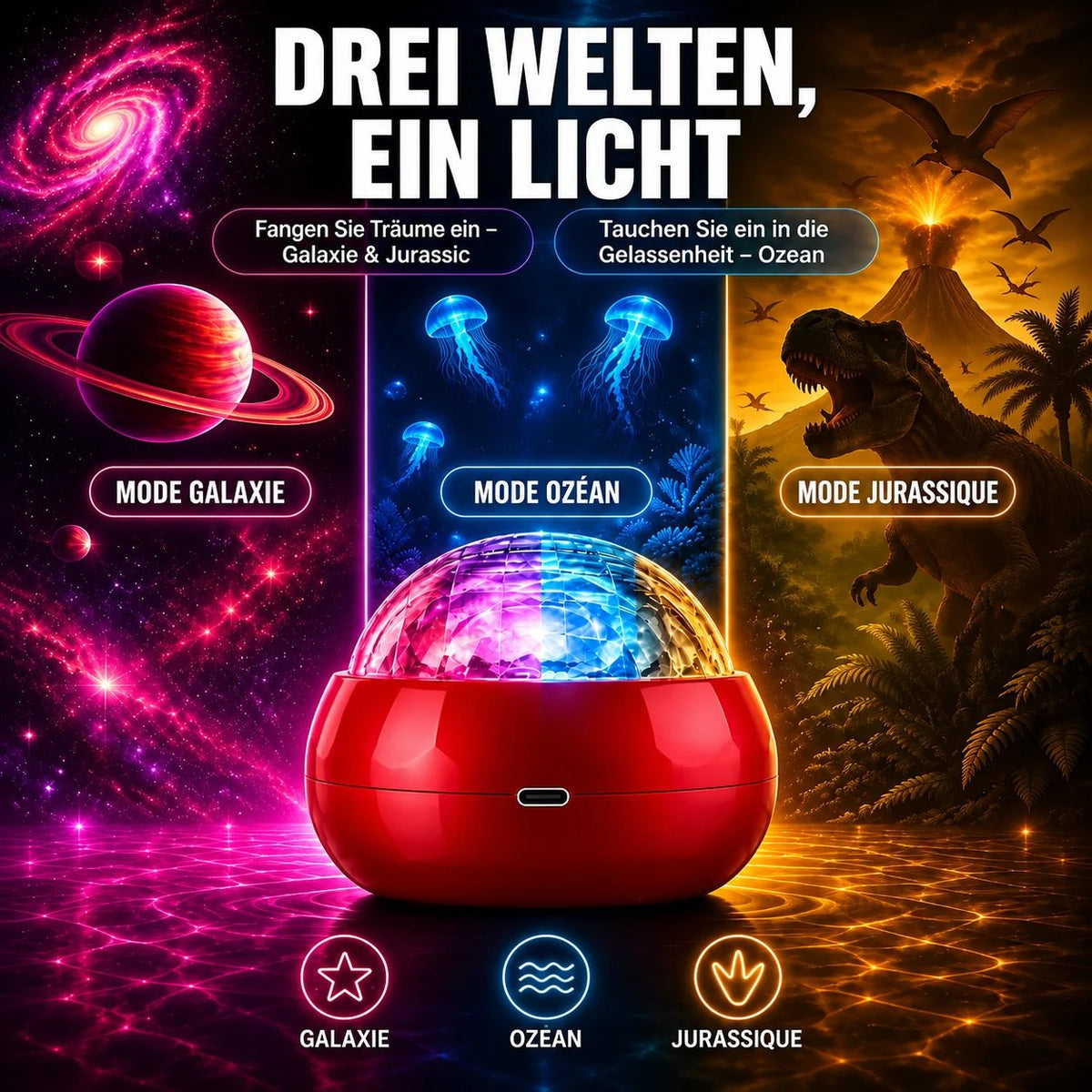 Ocean Dinosaur Projector Lamp Popular with over 100,000 users
