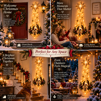 Bethlehem Star Lighted Nativity Wall Decor