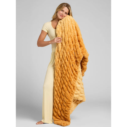 Oversized Plush Throw Blanket