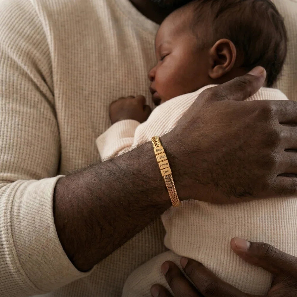 Personalized Name Bead Bracelet Meaningful Personalized Jewelry Gift