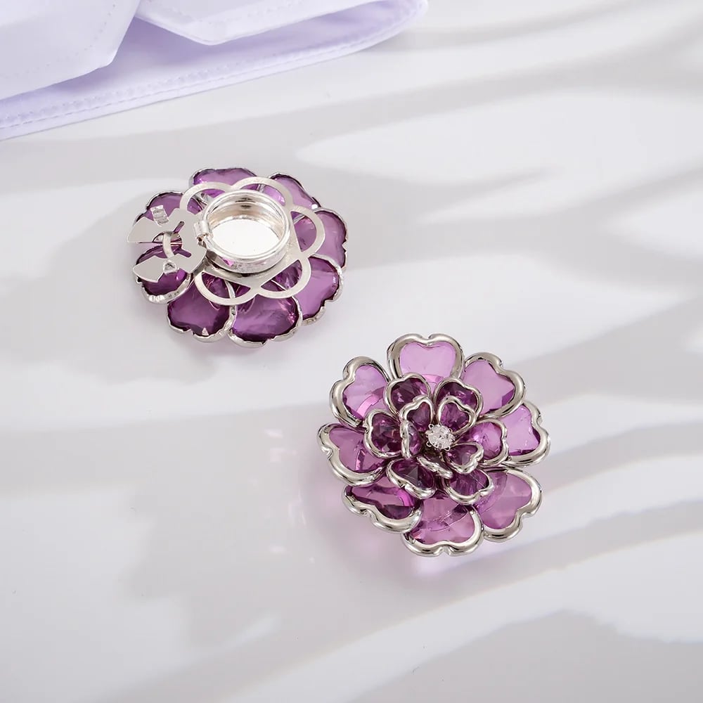 Flower Button Covers Instant No-Sew Shirt & Blouse Upgrade