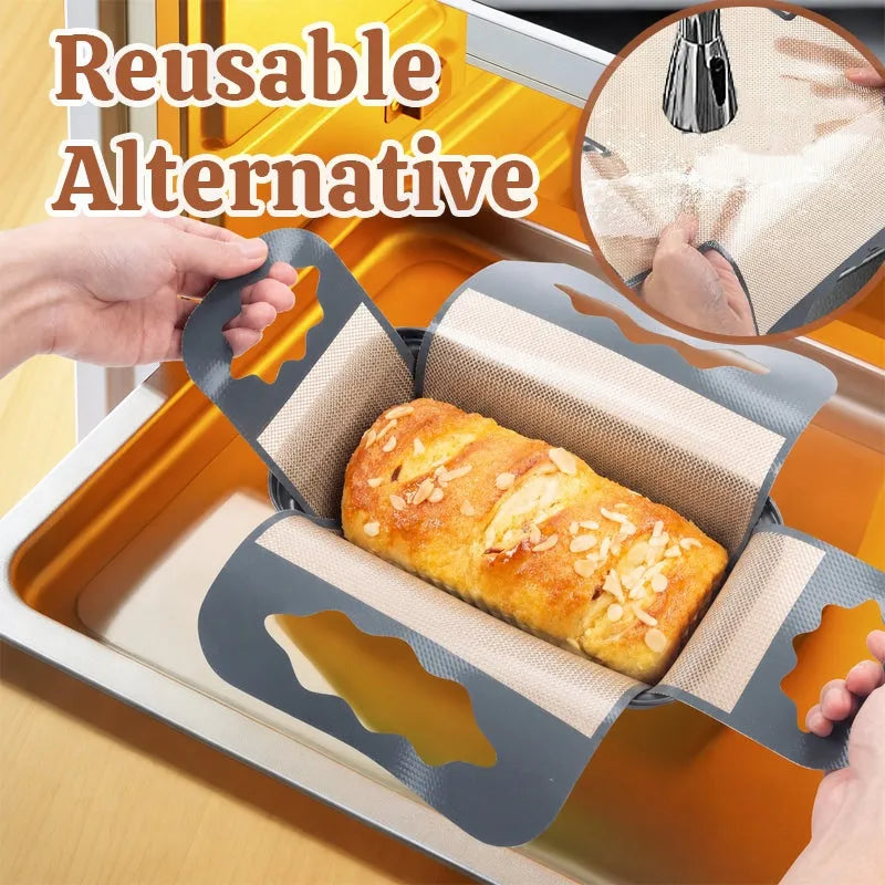 Cross Shape Food Safe Baking Liner, Simple Clean Up Alternative To Disposable Parchment Paper