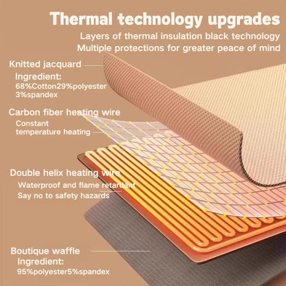 Portable Heated Shawl Wearable Electric Heating Wrap