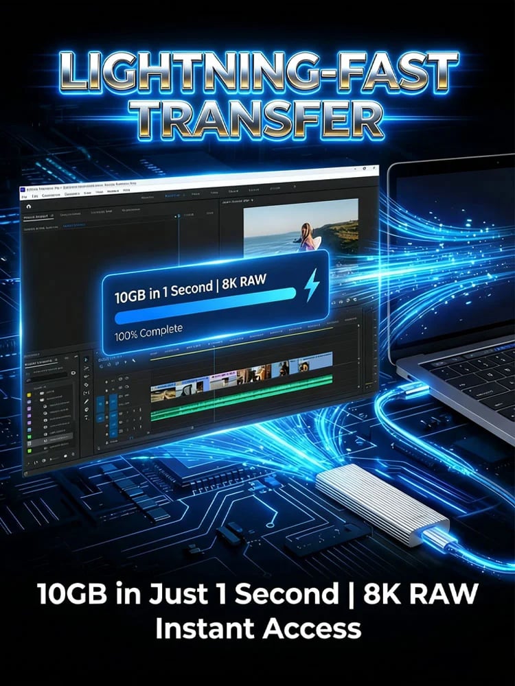 Almost Gone- 16/32/64/128TB Large-Capacity Type-C Portable Mini SSD