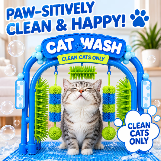 360 Cat Self-Grooming Station The Fun Way to Brush & Massage Your Cat