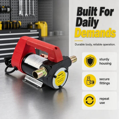 NOW! Diesel Transfer Pump 25GPM Flow Move Fuel Fast for Farms, Garages & Job Sites