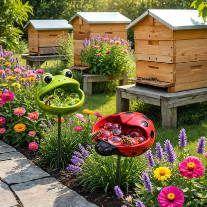 Pollinator Water Bowl Decor