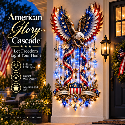 American Glory Cascade - Let Freedom Light Your Home