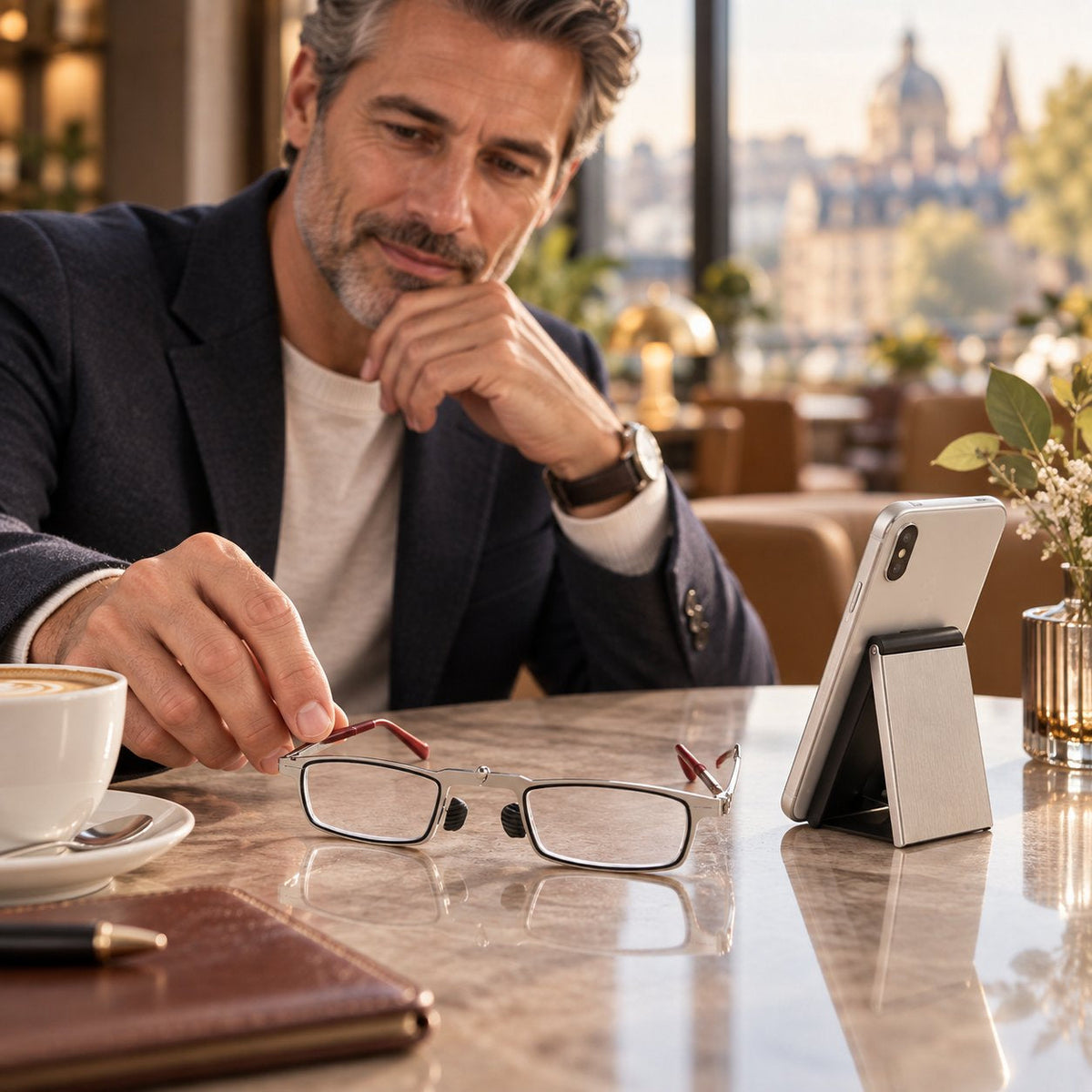 Weightless Folding Readers in a Sleek Metal Vault | Read Anywhere