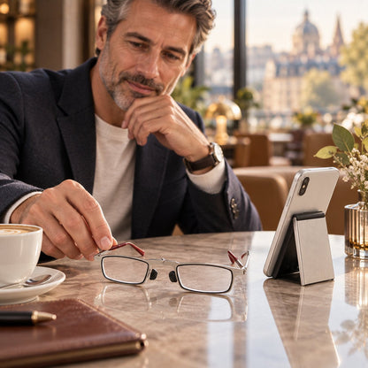 Weightless Folding Readers in a Sleek Metal Vault | Read Anywhere