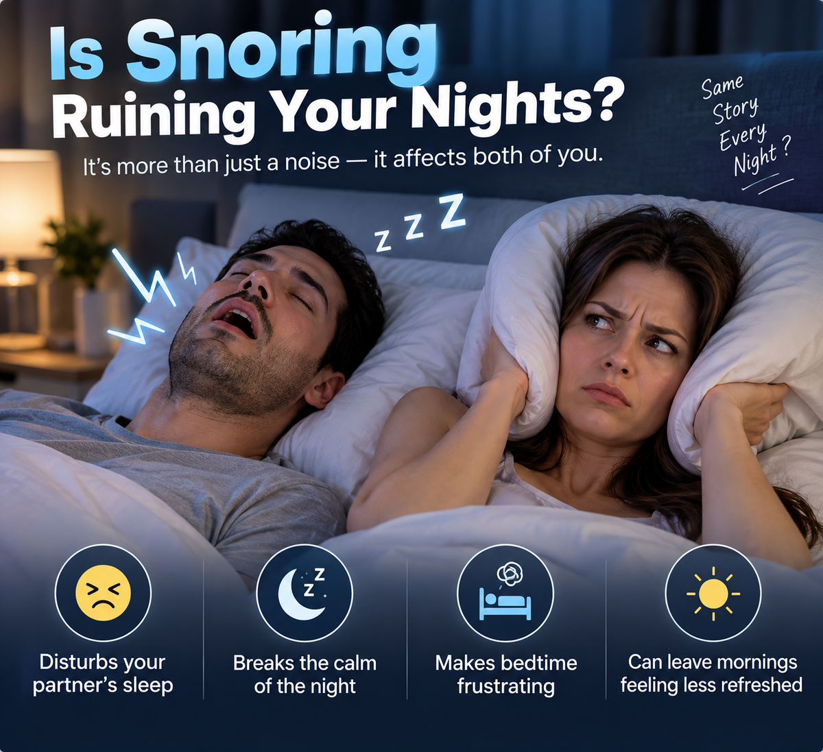 Betterhome™ Neck Wearable – Simple Bedtime Snoring Support