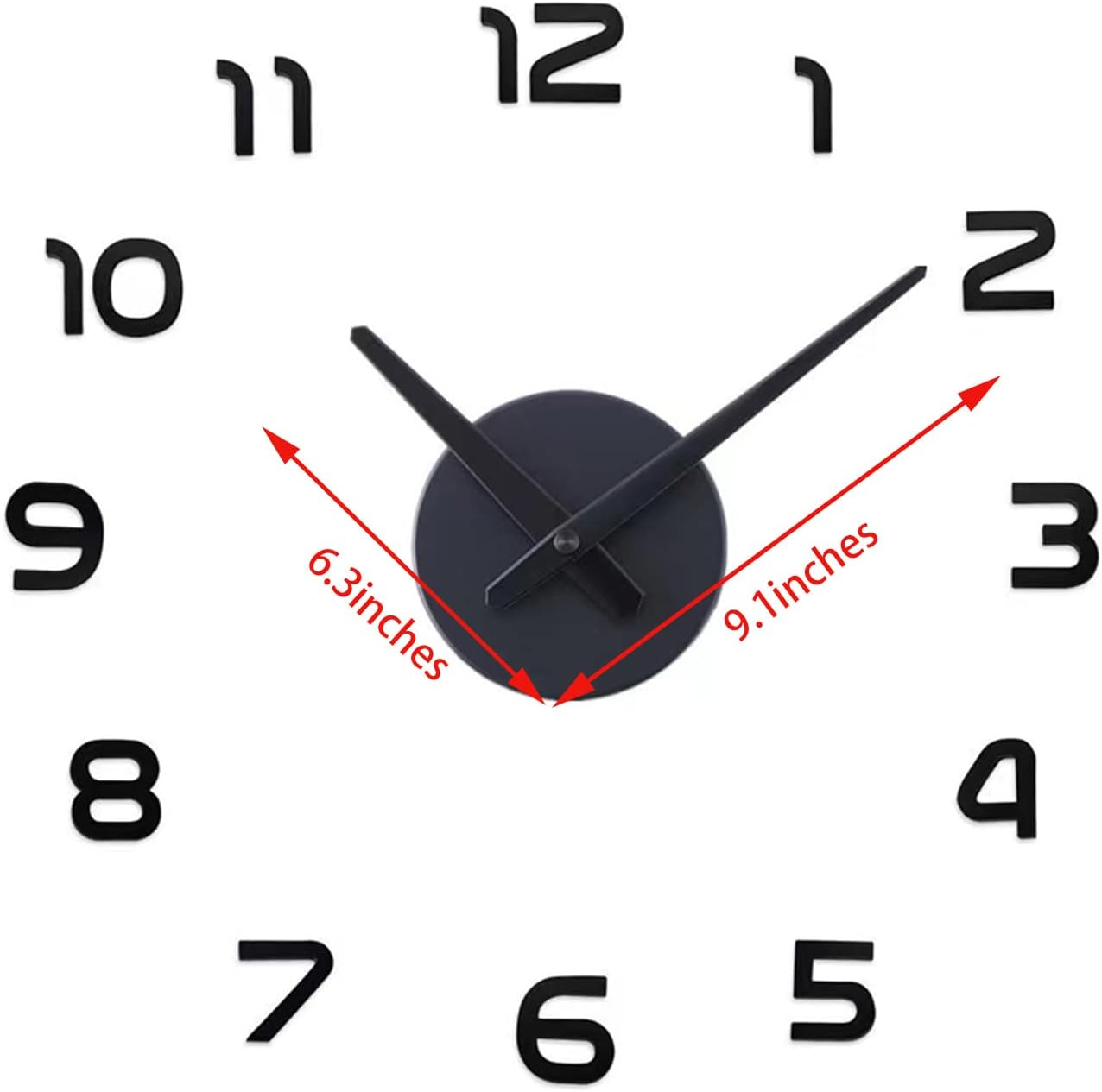 Arabic Numeral Wall Clock