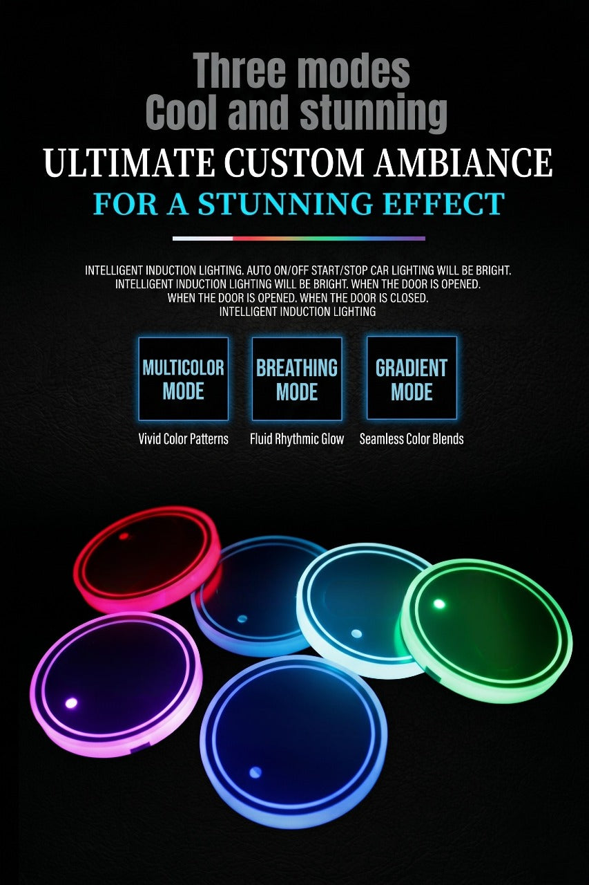 LED Car Cup Coasters