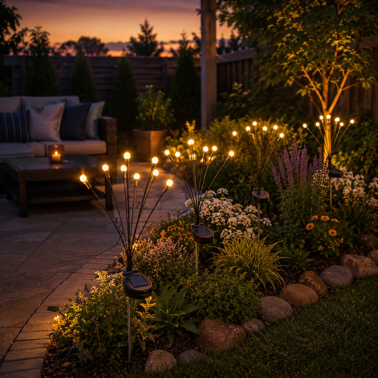Solar Firefly Stake Lights