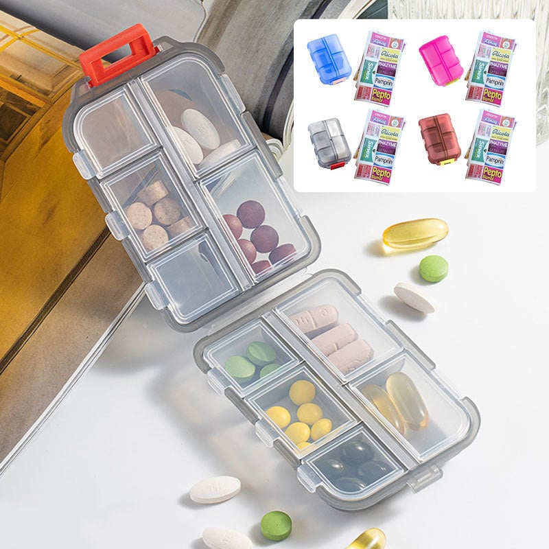 Mother's Day Travel Pill Organizer Box (161 Labels for Customization)