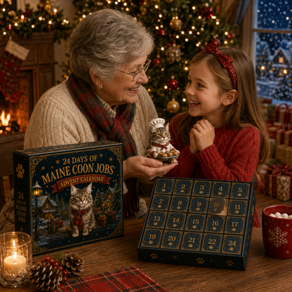 Maine Coon Jobs Advent Calendar 2026 24 Days of Unique Collectible Cat Miniatures