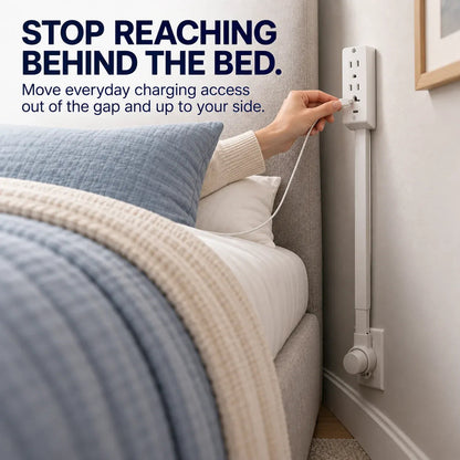 Rotating Wall Outlet Extender Bring Hidden Outlets Within Easy Reach