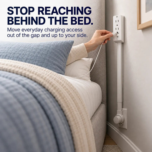 Rotating Wall Outlet Extender Bring Hidden Outlets Within Easy Reach