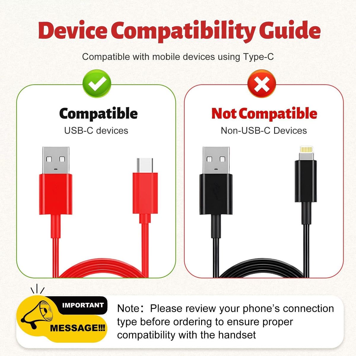 Retro Wired Telephone Handset for Smartphones | Vintage Style Phone Receiver