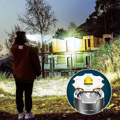 Rechargeable Waterproof LED Headlamp | Outdoor Fishing & Camping Light!